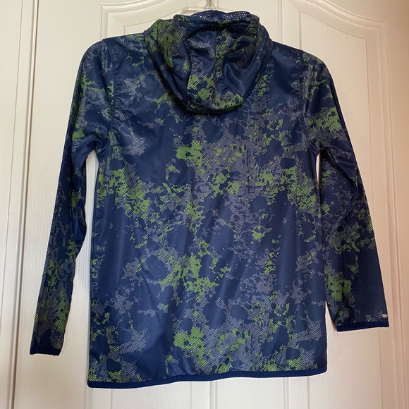 Xersion Boys Full Zip Hoodie Light Jacket Camo American Navy Size M 10/12 reg - Picture 3 of 12